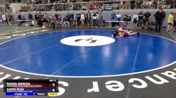 144 lbs Cons. Round 1 - Kaden Bush, North Pole Wrestling Club vs Ramon Armenta, Anchorage Youth Wrestling Academy