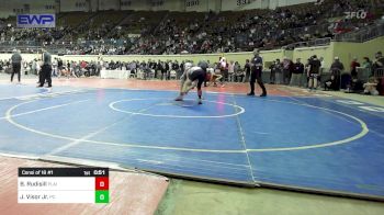 108 lbs Consi Of 16 #1 - BO Rudisill, Plainview JH vs Jason Visor Jr., Putnam City