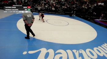4A 132 lbs Quarterfinal - Maddax Hacking, Uintah vs Hayden Jones, Crimson Cliffs High