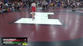 J-14 lbs Cons. Round 1 - Charlie Nuss, Denver Wrestling Club vs Keaton Gerbracht, East Buchanan Mat Club