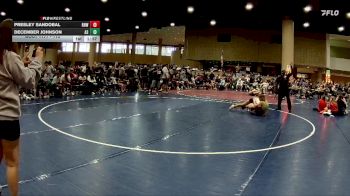 113 lbs Cons. Semi - Presley Sandobal, Rough House WC vs December Johnson, Alexander Spartans