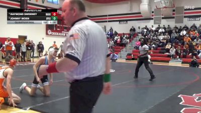 106 lbs Quarterfinal - Raymond Sweeney, Waukon vs Johnny Moen, AP-GC