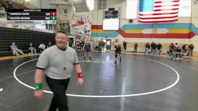 285 lbs Quarterfinal - Dalton McRae, Campbell County vs Jamison Bade, Laramie