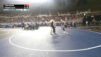 140-D2 Cons. Semi - Sean Brown, Buena High School vs Maddux Koch, Campo Verde High School