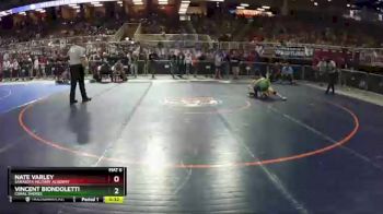 1A 106 lbs Cons. Round 2 - Vincent Biondoletti, Coral Shores vs Nate Varley, Sarasota Military Academy