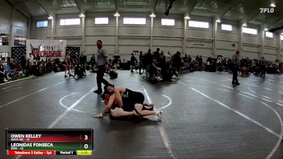 130 lbs Round 4 (10 Team) - Leonidas Fonseca, DWA vs Owen Kelley, NOVA WC