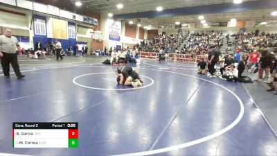 132 lbs Cons. Round 2 - Moses Correa, El Dorado vs Brian Garcia, Trabuco Hills