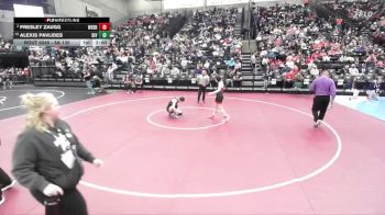 6A 135 lbs Champ. Round 1 - Alexis Pavlides, Riverton vs Presley Zaugg, Weber