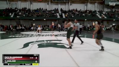 133 lbs Cons. Round 2 - Zach Blankenship, Oklahoma State vs Tj England, Ohio