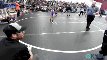 40 lbs Rr Rnd 3 - Greyson Summitt, Newkirk Takedown Club vs Paysen Spurgeon, Cushing Tigers