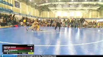 102 lbs Round 2 (4 Team) - Isaac Suddarth, Noblesville vs Nathan Rioux, Avon