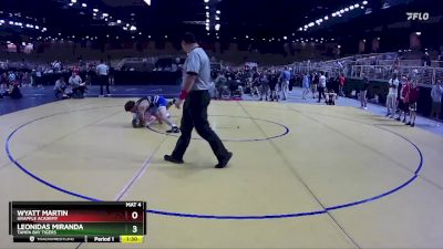 136 lbs Semifinal - Leonidas Miranda, Tampa Bay Tigers vs Wyatt Martin, Grapple Academy