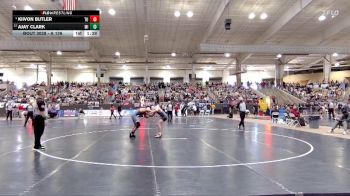 A 126 lbs Champ. Round 1 - Ajay Clark, Millington Central High School vs Kiivon Butler, Tullahoma High School