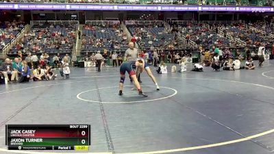 2A 165 lbs Semifinal - Jaxon Turner, Brevard vs Jack Casey, Lincoln Charter