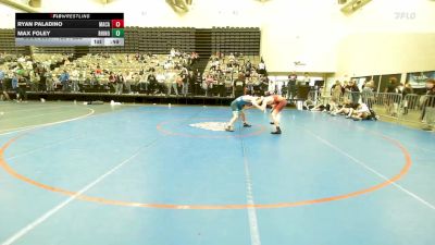 128-I lbs Consi Of 8 #2 - Ryan Paladino, MacArthur vs Max Foley, Rhino Wrestling