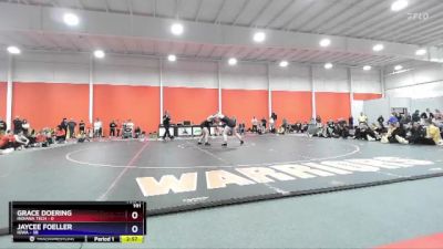 191 lbs Finals (2 Team) - Jaycee Foeller, Iowa vs Grace Doering, Indiana Tech