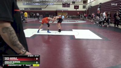 JV-17 lbs 7th Place Match - Tate Andrle, Prairie, Cedar Rapids vs Keegan Borwig, Waterloo East