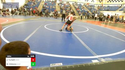 58 lbs Rr Rnd 3 - Jackson Turbett, Broken Arrow Wrestling Club vs Walker Gibbons, Skiatook Youth Wrestling