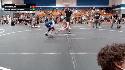 70 lbs Semifinal - Micah &#10014; Owens, Legacy Elite Wrestling Club vs Jamie Bigler, Legacy Elite Wrestling Club