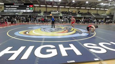 126 lbs Consi Of 8 #2 - Riley Hardiman, Coventry vs Dylan Bowry, Cranston West