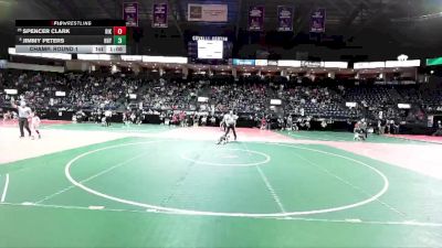 50 lbs Champ. Round 1 - Spencer Clark, RIKA vs Jimmy Peters, HHY1