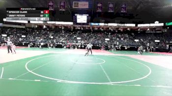 50 lbs Champ. Round 1 - Spencer Clark, RIKA vs Jimmy Peters, HHY1