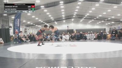285 lbs Quarters - Charles Wylie, All American Wrestling Club vs Jacob Najera, Takedown Express W/C