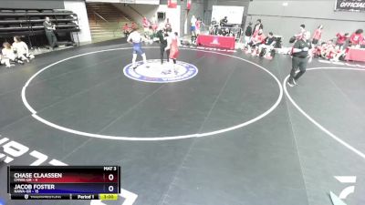 144 lbs Round 4 (16 Team) - Chase Claassen, CMWA-GR vs Jacob Foster, NAWA-GR