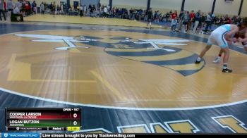 157 lbs Round 1 - Cooper Larson, Wisconsin-La Crosse vs Logan Butzon, Augustana