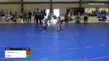 85 lbs 5th Place - Jonas Peachey, The Grind Wrestling Club vs Silas Mills, Trion Mat Dogs