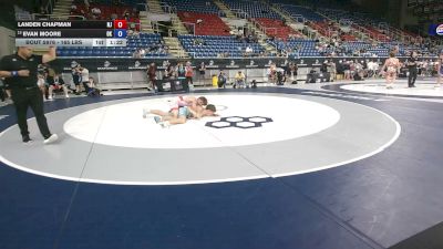 165 lbs Cons. Sub-rd Of 32 - Landen Chapman, New Jersey vs Evan Moore, Oklahoma