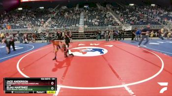 84 lbs Cons. Semi - Elias Martinez, Team Braves Wrestling Club vs Jace Anderson, Moorcroft Mat Masters Wrestling Club