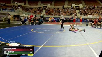 D3-106 lbs Quarterfinal - Parker Boring, Walden Grove vs Ben Freund, Show Low