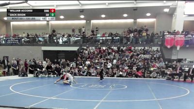 120 lbs Final - William Accorsi, Somers vs Zack Dixon, Xavier