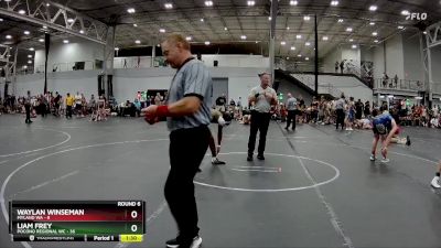 150 lbs Round 6 (8 Team) - Liam Frey, Pocono Regional WC vs Waylan Winseman, Myland WA