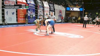 190 Class 4 lbs Cons. Round 1 - Chase Quinn, Rockhurst vs Christopher Henry, Rock Bridge