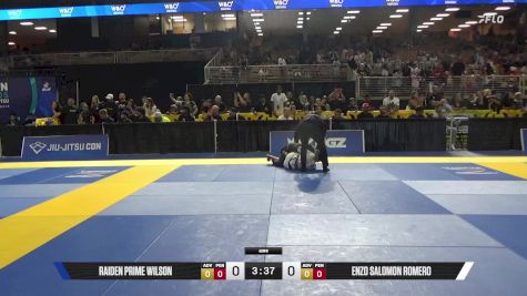 Enzo Salomon Romero vs Elijah Benjamin Martinez 2025 Pan Kids Jiu-Jitsu IBJJF Championship