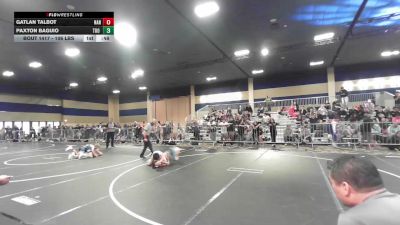 106 lbs Consi Of 8 #2 - Gatlan Talbot, Nan vs Paxton Baguio, Too Much Mana