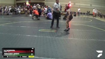 85 lbs Round 1 (6 Team) - AJ Woerperl, POWA vs Fernando Jimeno, Untouchables White