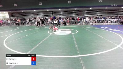 95 lbs Round Of 32 - Zoey Haney, MO vs Nialah Hawkins, NY