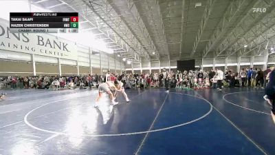 155 lbs Champ. Round 1 - Hazen Christensen, Northside Wrestling Club vs Takai Saafi, Defiant Wrestling Club