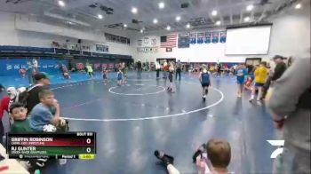 108 lbs Round 5 - Griffin Robinson, Camel Kids Wrestling vs Rj Gunter, Green River Grapplers