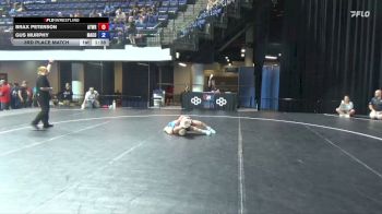 62 lbs 3rd Place Match - Brax Peterson, Athlos Wrestling vs Gus Murphy, Maurer Coughlin