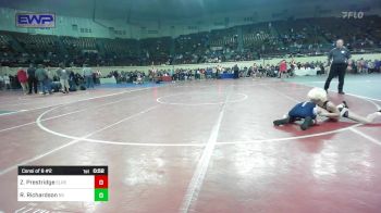 76 lbs Consi Of 8 #2 - Zander Prestridge, El Reno vs Ryder Richardson, Sand Springs HS