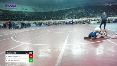 76 lbs Consi Of 8 #2 - Zander Prestridge, El Reno vs Ryder Richardson, Sand Springs HS