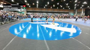 125 lbs Cons. Round 2 - Aubriana L McDonnell, Gregori vs Bella Sando, Palma