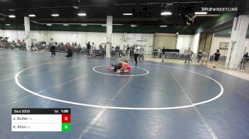 132 lbs Round Of 256 - Jackson Butler, PA vs Kaden Allen, KS