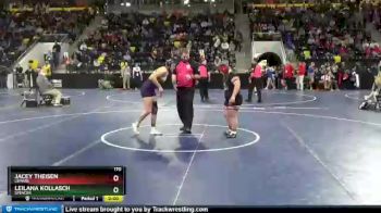 170 lbs Cons. Round 2 - Jacey Theisen, LeMars vs Leilana Kollasch, Spencer