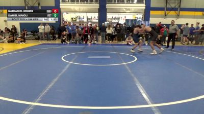 189 lbs Round Of 32 - Nathaniel Kriner, DuBois vs Daniel Maioli, Pitts. Central Catholic