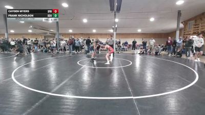 110 lbs Quarterfinal - Cayden Myers, Spring Mills vs Frank Nicholson, Sciota